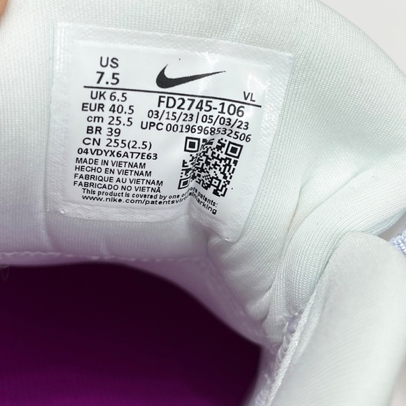 NEW Nike Alpha Huarache Elite 4 Low Metal Baseball Cleats Rainbow Men’s Size 7.5 - Picture 12 of 14